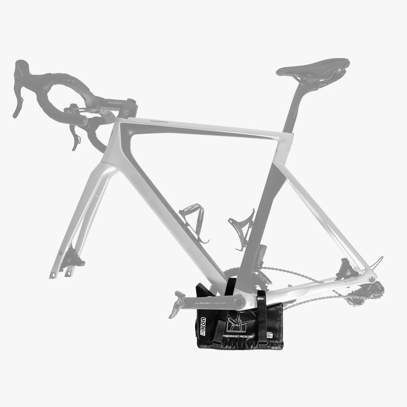 Bottom Bracket Protector op fiets