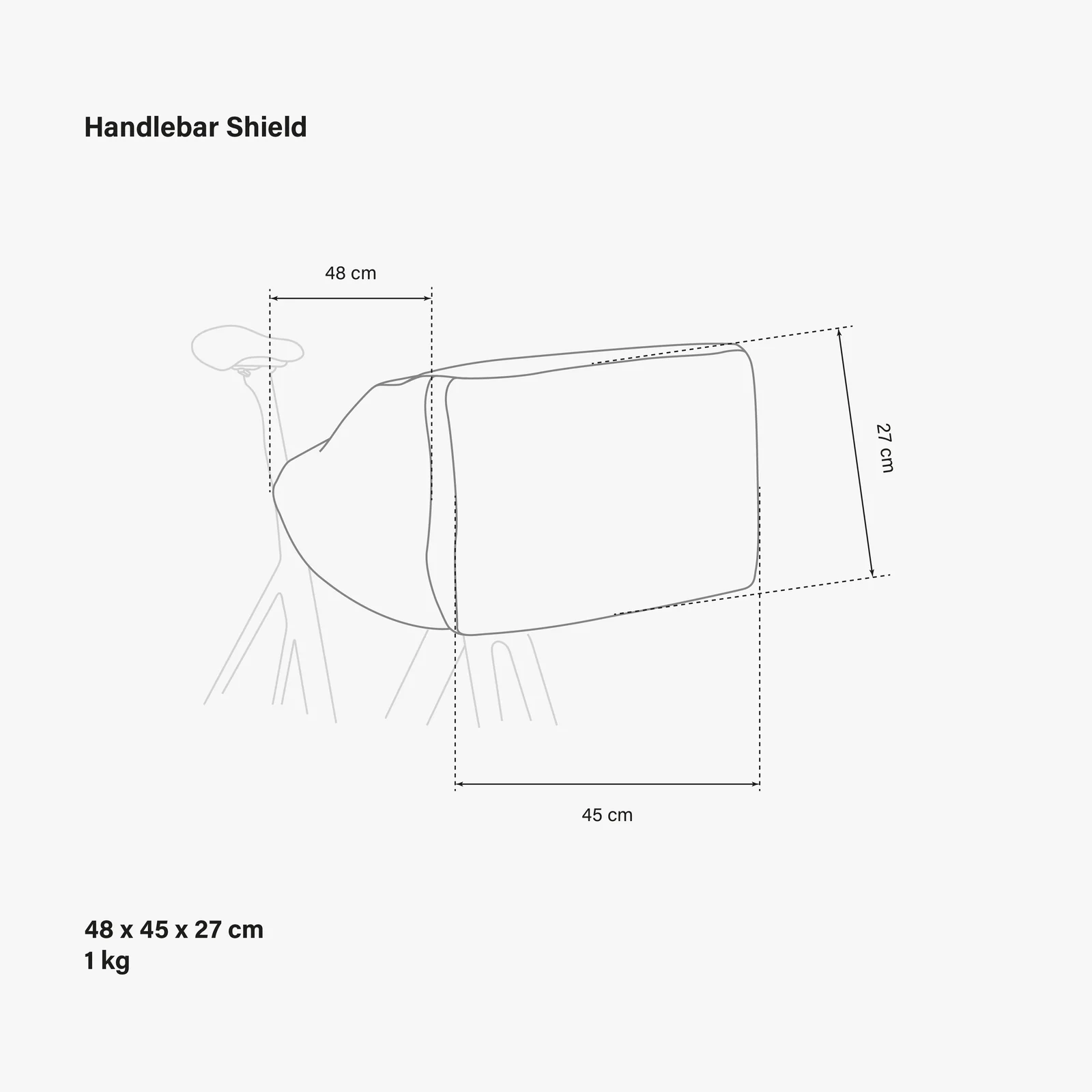 handlebar shield vouwtekening