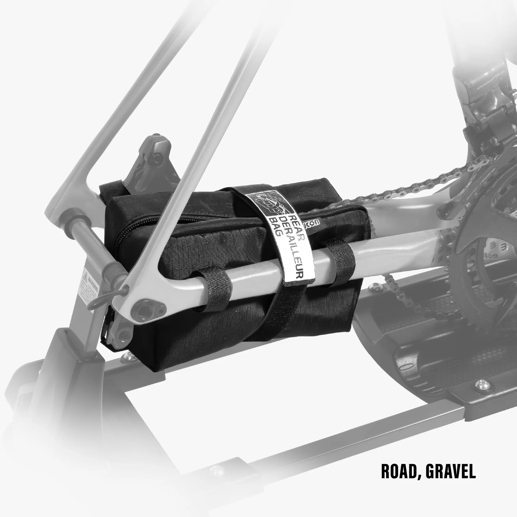 Rear Derailleur Bag foto op fiets